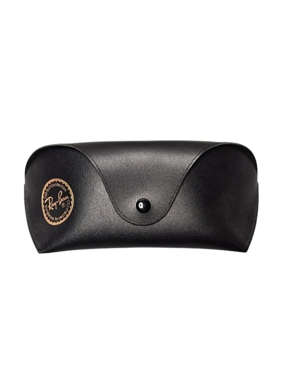 Ray-Ban Large Black Sunglasses Case Snap Closure Belt Loop